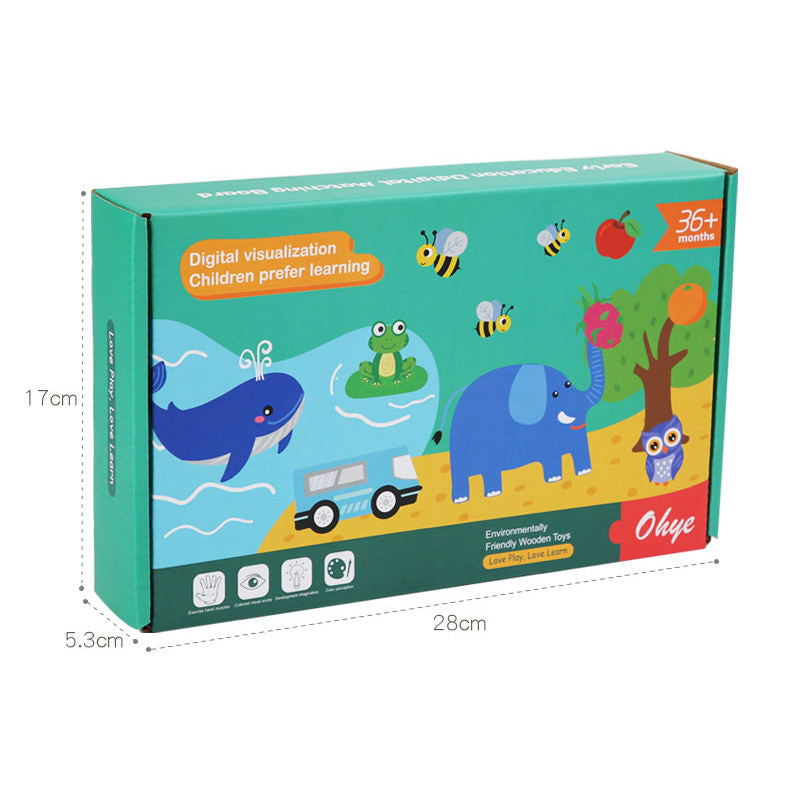 Mamakarttoys Educational Toys Block Toy Shape Sorter Game Toys for Kids Matching Board Mamakarttoys