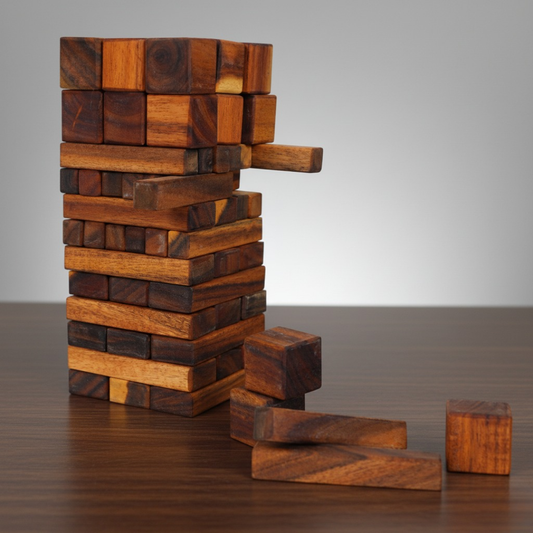 Wooden Blocks - Little Heavy (63 Pieces)