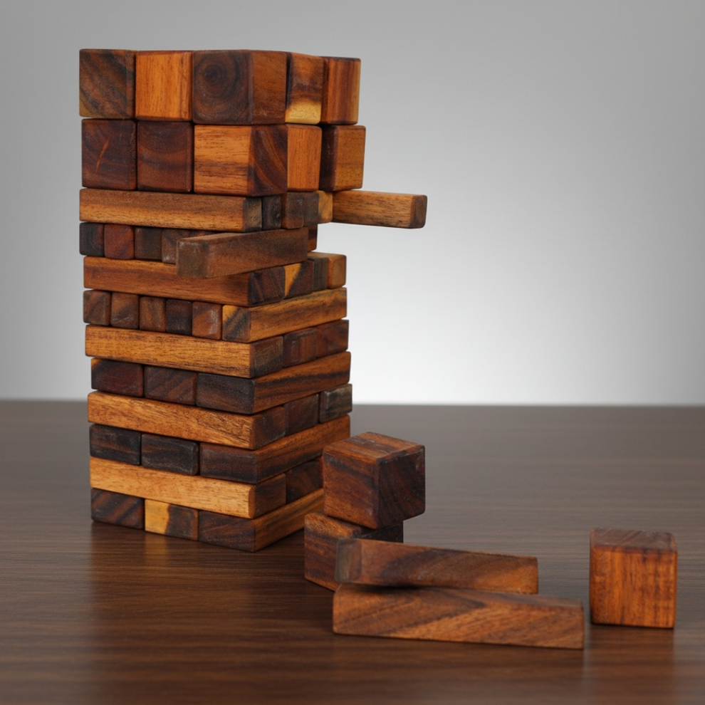 Wooden Blocks - Little Heavy (63 Pieces) – Mamakarttoys