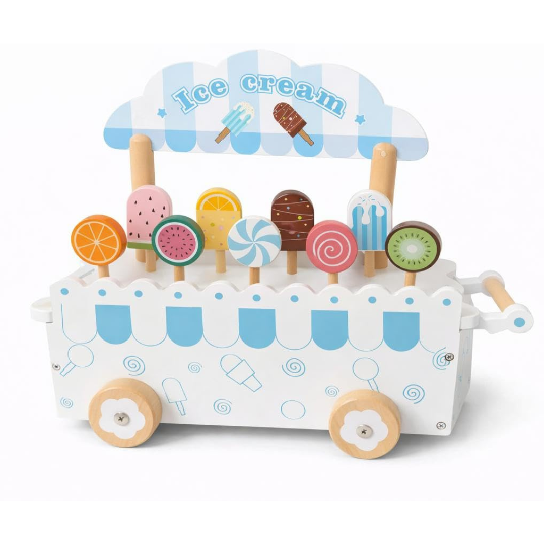 Wooden Icecream Truck Mamakarttoys