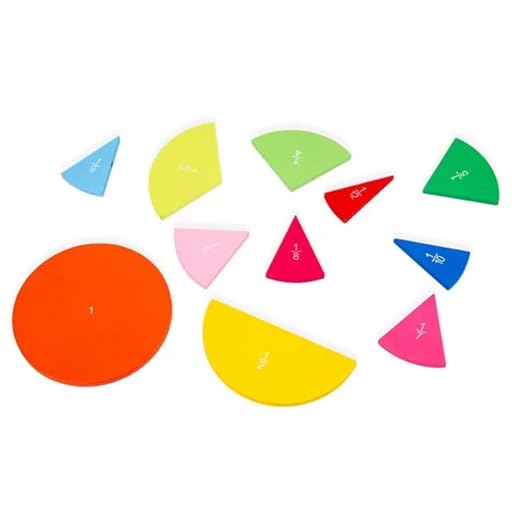 Fraction Disk Learning Toy for Kids 3+ Years Mamakarttoys