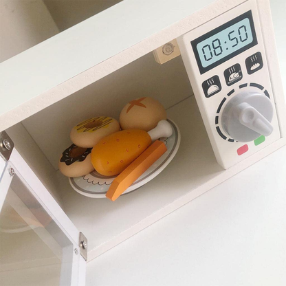 Wooden Microwave Oven Toy for Kids