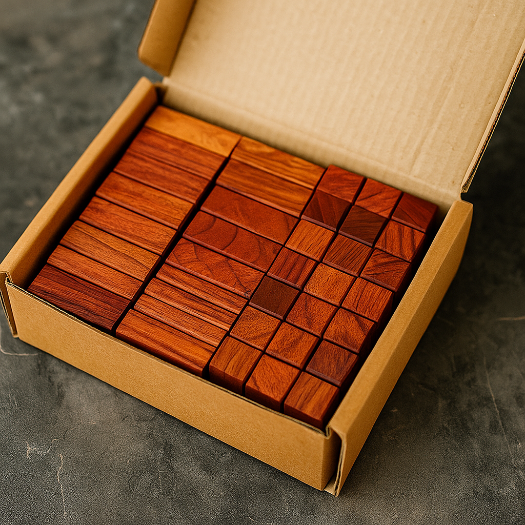 Wooden Blocks - Little Heavy (63 Pieces)