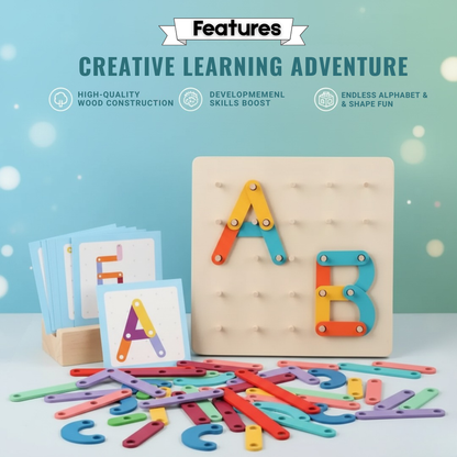 Montessori Nail Board Jigsaw Puzzle