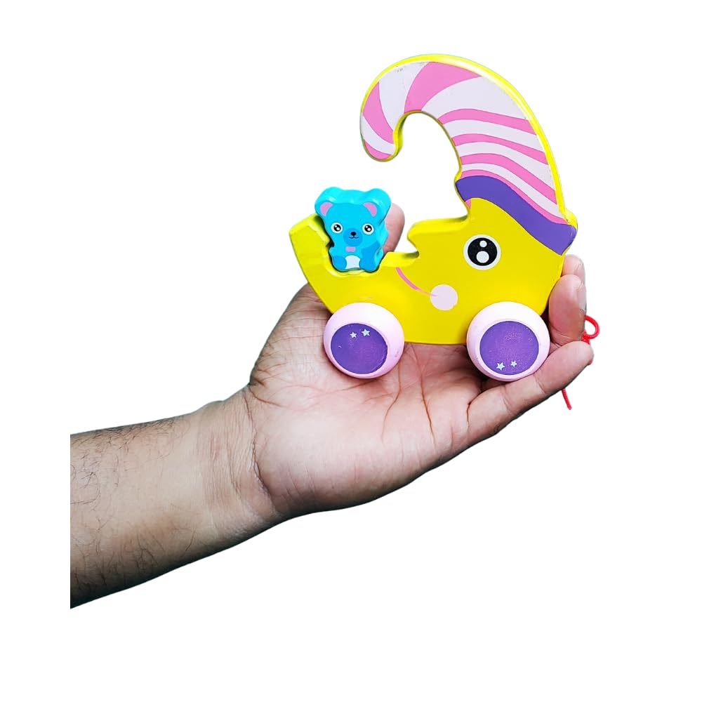 Wooden  Pull Along Toy Combo Mamakarttoys