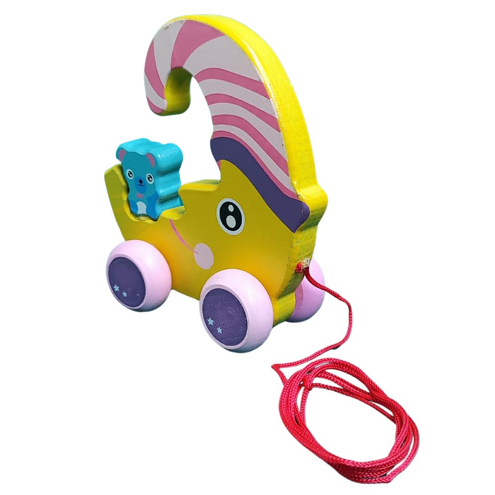 Wooden  Pull Along Toy Combo Mamakarttoys