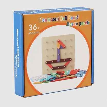 Montessori Nail Board Jigsaw Puzzle