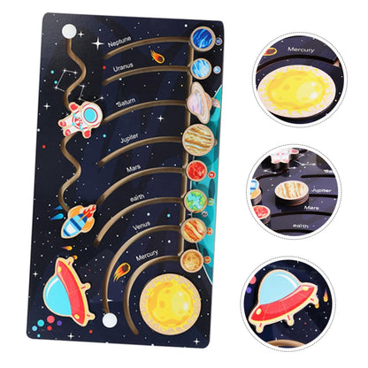 Wooden Solar System Board for Kids Mamakarttoys