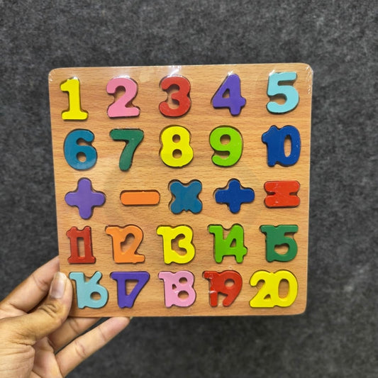 Wooden Alphabet Number Mamakarttoys