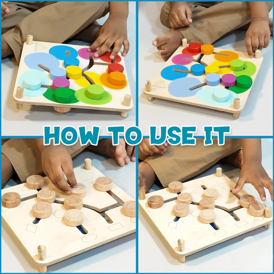 Color cum shape sorter | Mamakarttoys