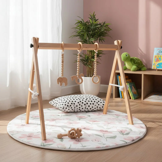 Baby Play Wooden Baby Play Gym