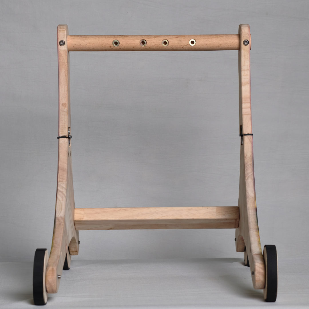 Olima 3-in-1 Wooden Baby Walker & Ride-On | Educational Toddler Toy