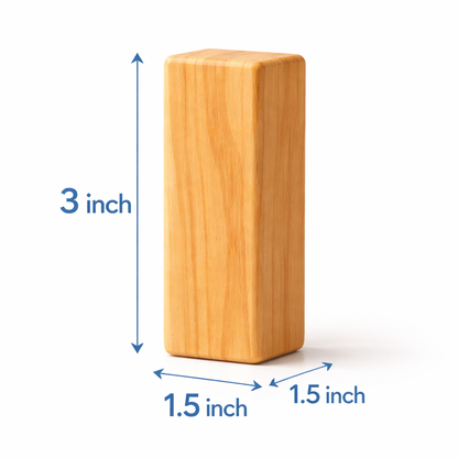 Wooden Blocks & magnetic train  - Lightweight as a Feather (20 PIECES)