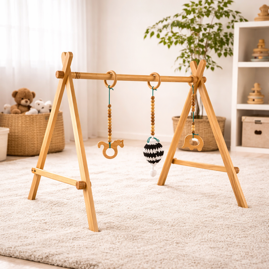 Wooden Baby Play Gym