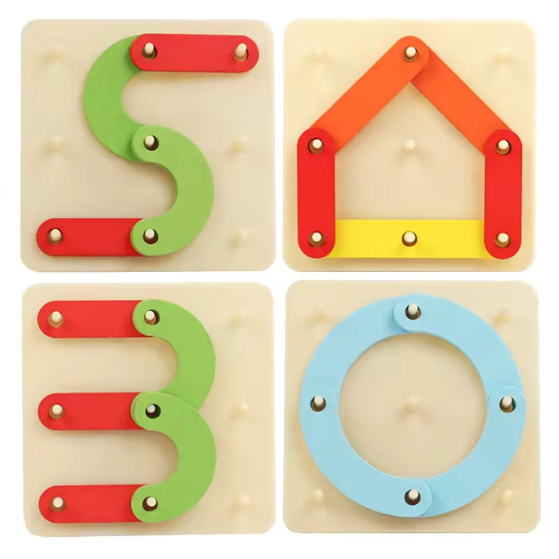 Creative Pegboard Puzzle Mamakarttoys