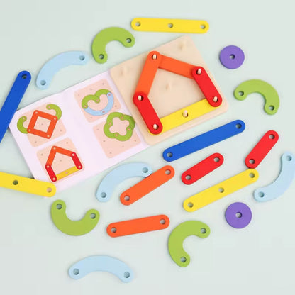 Creative Pegboard Puzzle Mamakarttoys