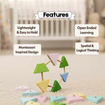 Educational 16 Triangle Construction Set My Store