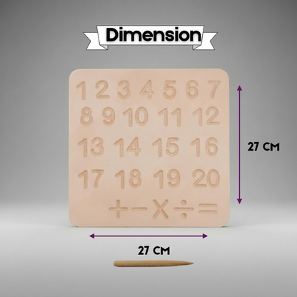 Number Tracing Board