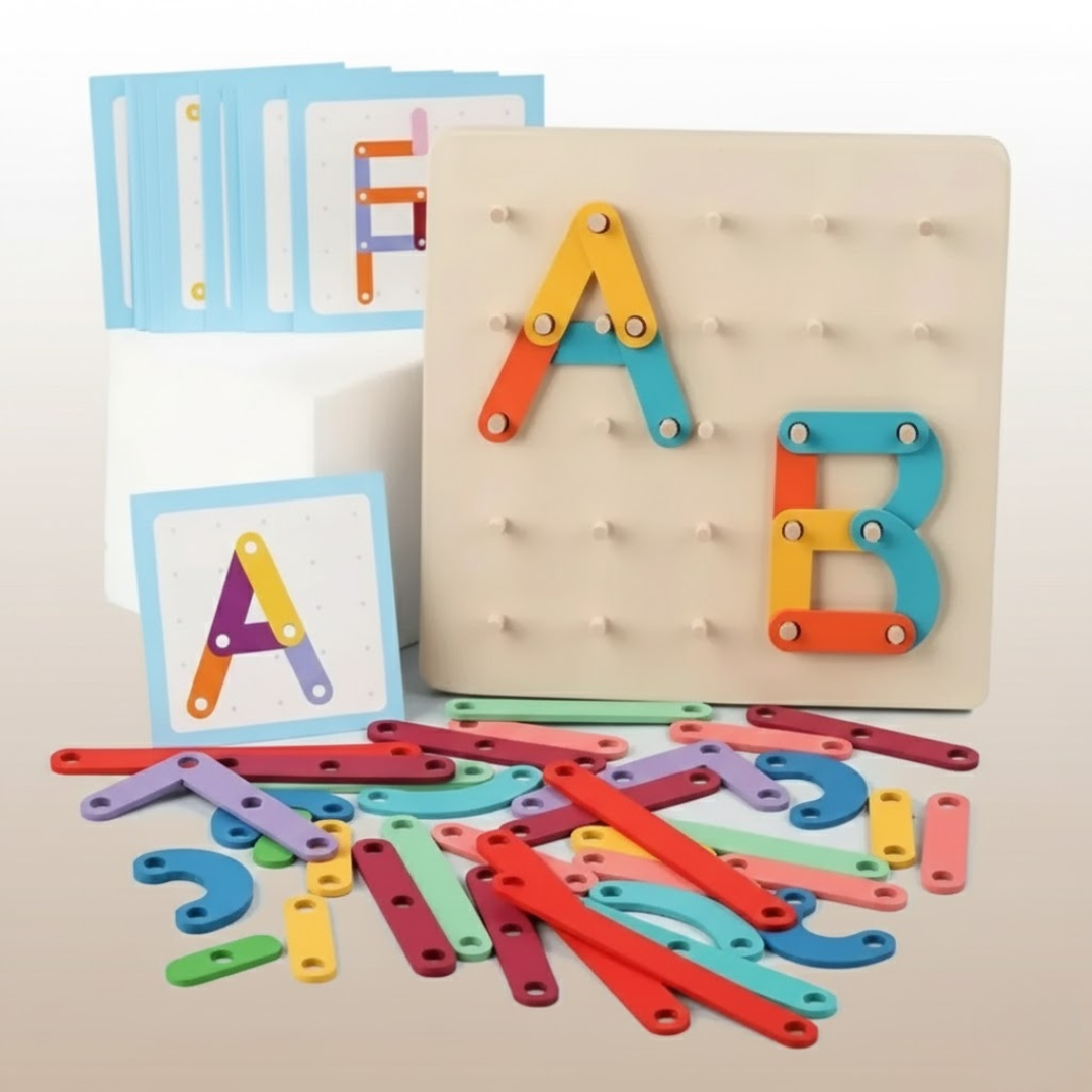 Montessori Nail Board Jigsaw Puzzle