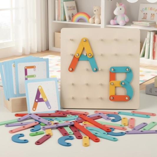 Montessori Nail Board Jigsaw Puzzle