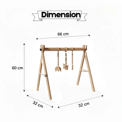 Baby Play Wooden Baby Play Gym