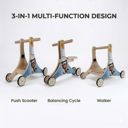 Vanar - 3 in 1 baby walker |Mamakarttoys|