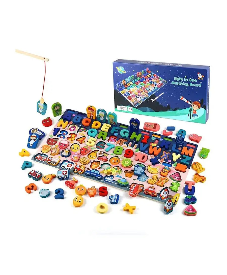 Eight in One Matching Logarithmic Board Mamakarttoys
