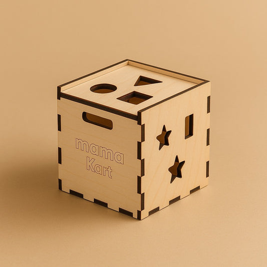 Wooden Montessori Shape sorter box For Kids