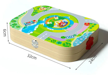 Educational City Building Blocks Set